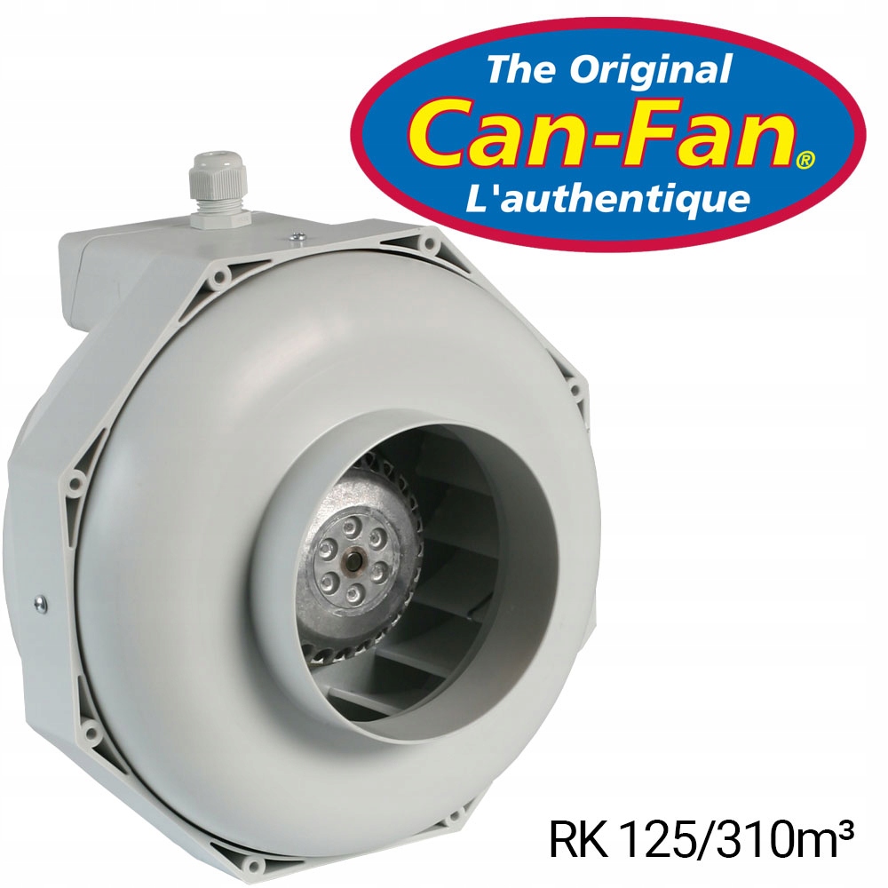 Radiálny kanálový ventilátor Can-Fan Rk 125/310 125 mm 310 m³/h