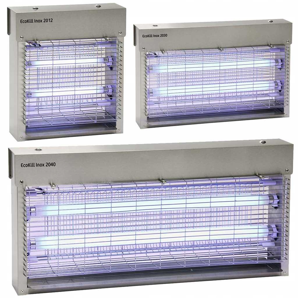 Hadicová lampa EcoKill Inox, 2 x 6 W, Cit