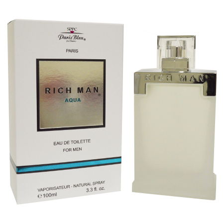 Paris Bleu Rich Man Aqua 100ml pánská toaletní voda