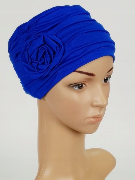 

Czapka Nina 23 kobalt Turban na zimę Eva Design