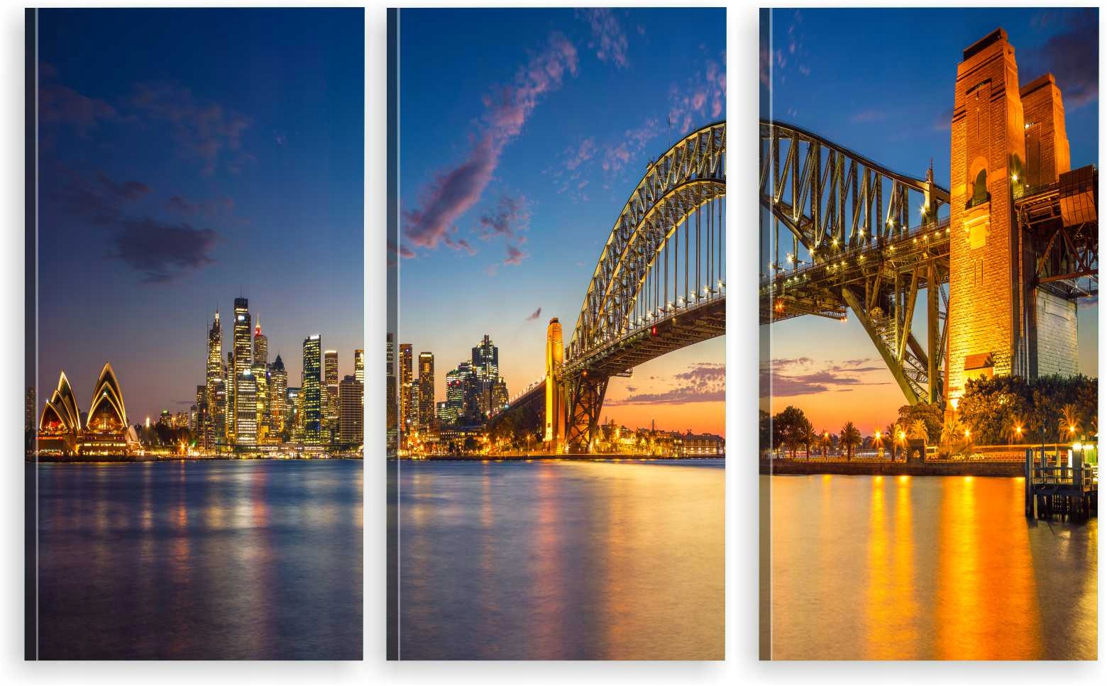 

Tryptyk Obraz Na Ścianę Australia Most 800 Wzorów