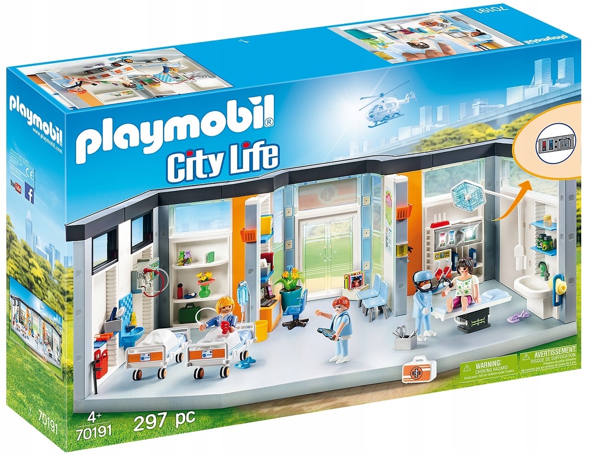 

Playmobil Szpital z wyposażeniem 70191