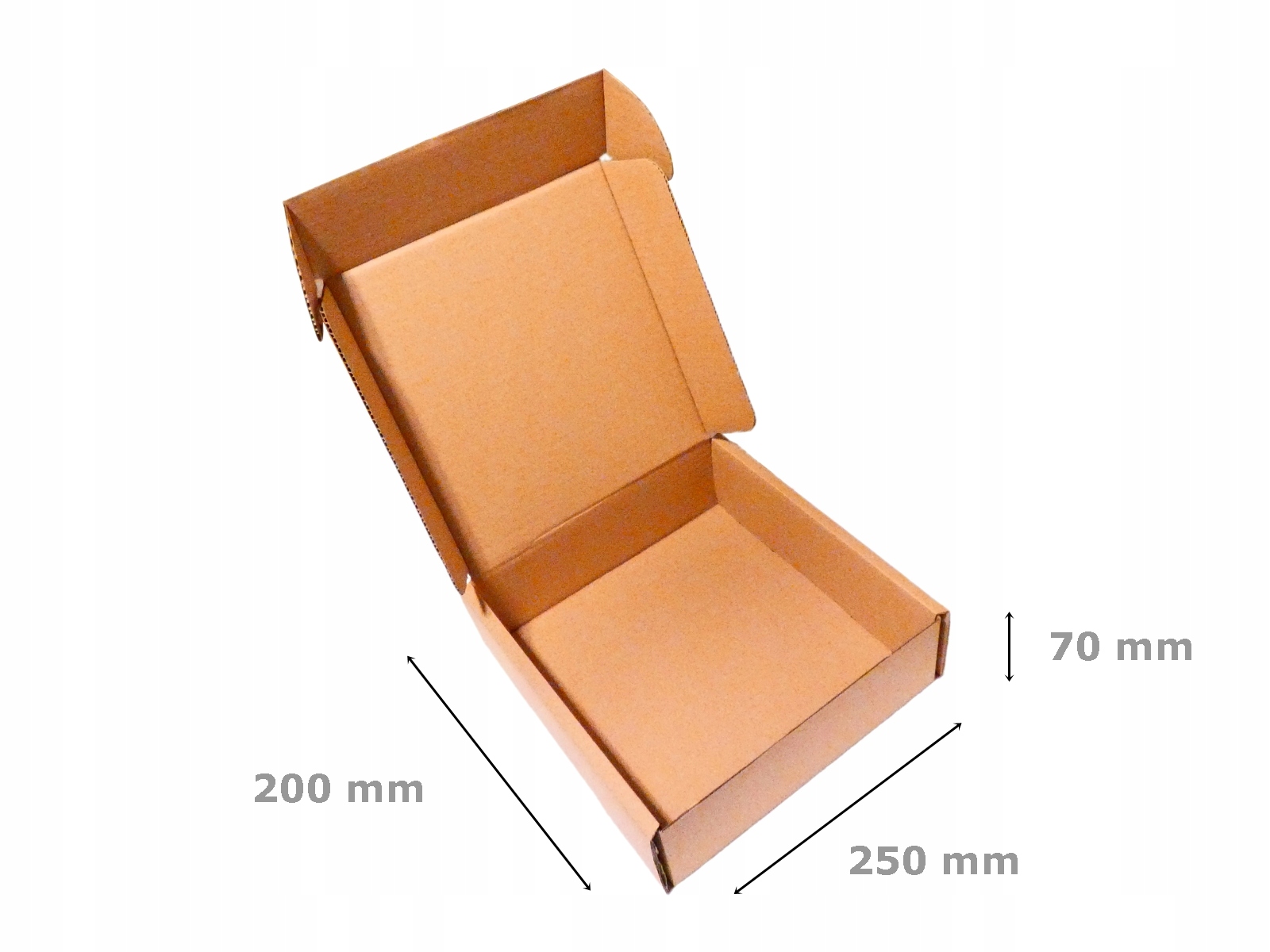 250x200x70 Pudełko fasonowe Paczkomat A - 10 sztuk Marka Promet