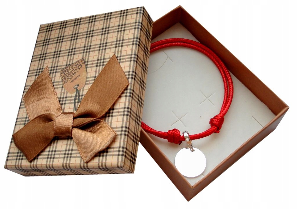 

Bransoletka kółko Walentynki Grawer Srebro 925