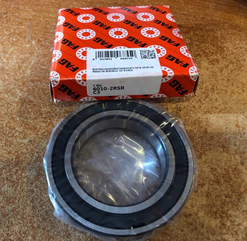 Łożysko 6010 2RS C3 FAG 50 x 80 x 16 mm Kod producenta 6010 2RSC3