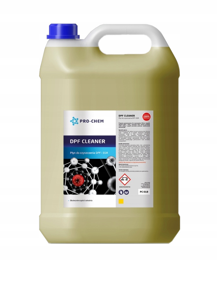 DPF CLEANER 5L CZYSZCZENIE DPF EGR PRO CHEM POLSKA