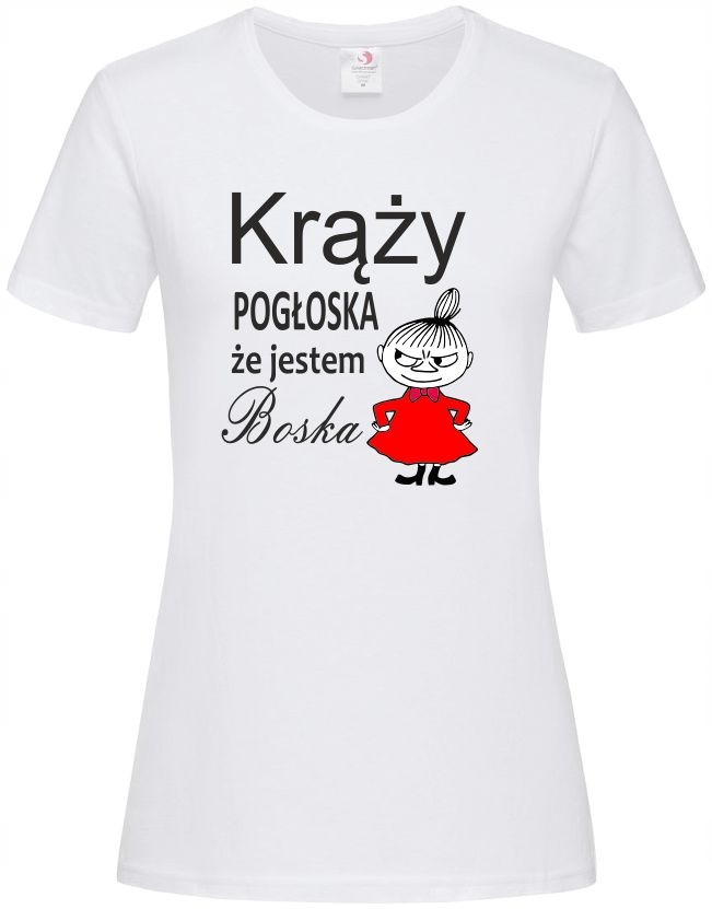 

Koszulka damska Krąży Pogłoska Że Jestem Boska