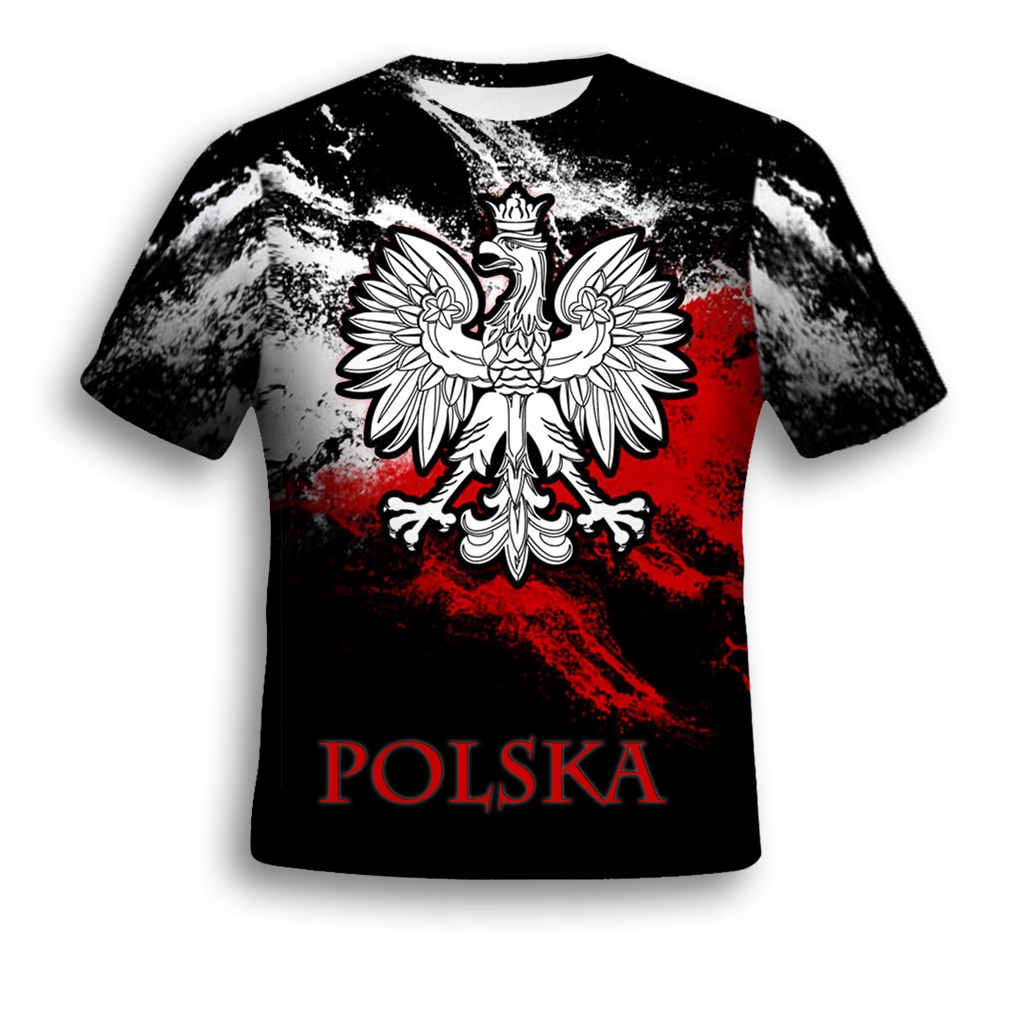 

Koszulka Fullprint Polska Walcząca S Nadruk 3D Pl