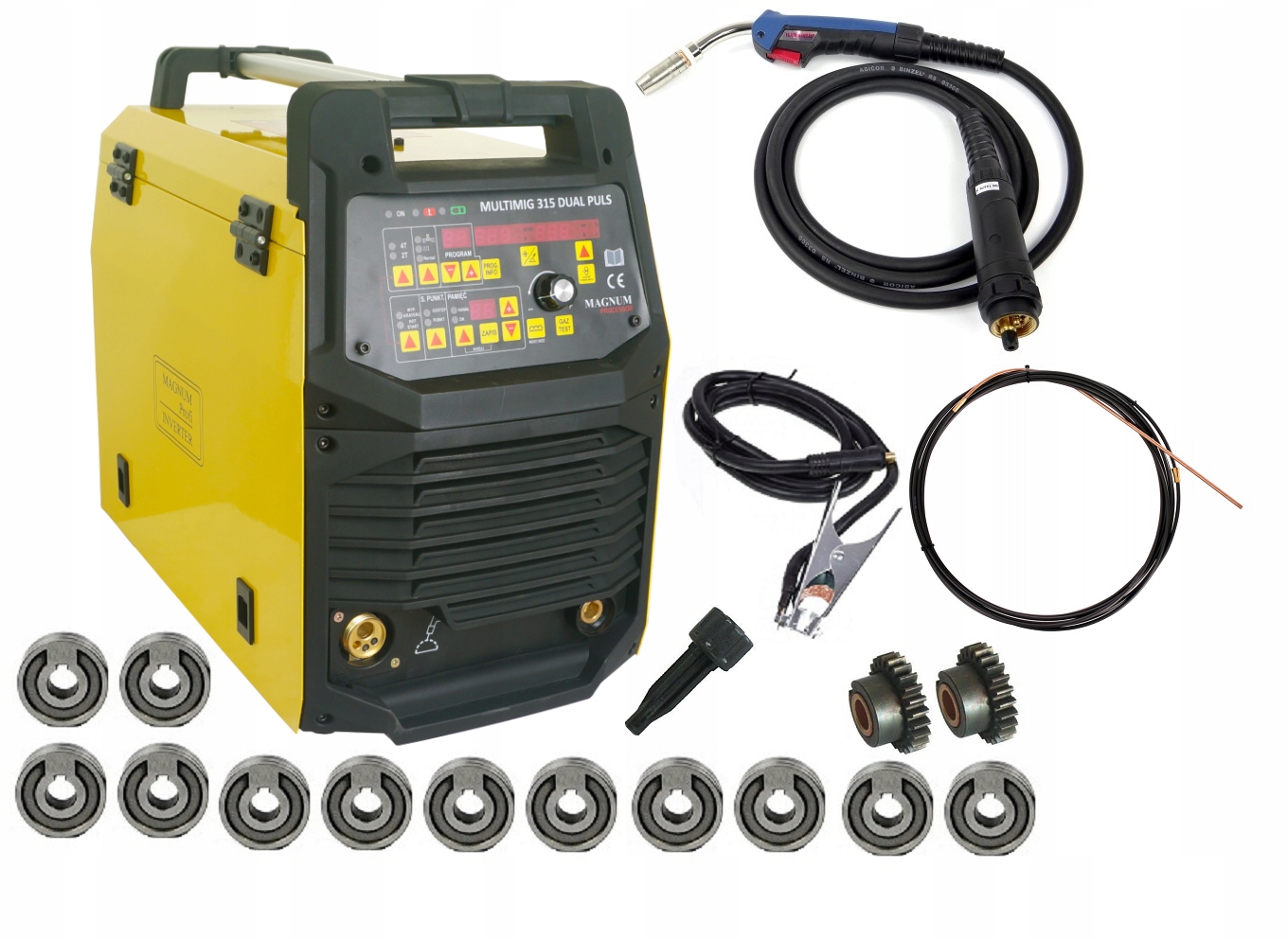 Magnum Migomat Spawarka Półautomat Spawalniczy Multimig 315 Dual Puls Syn