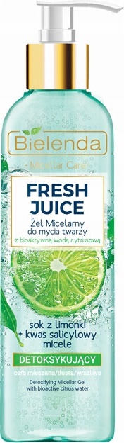 

Bielenda Fresh Juice żel micelarny detoksykujący