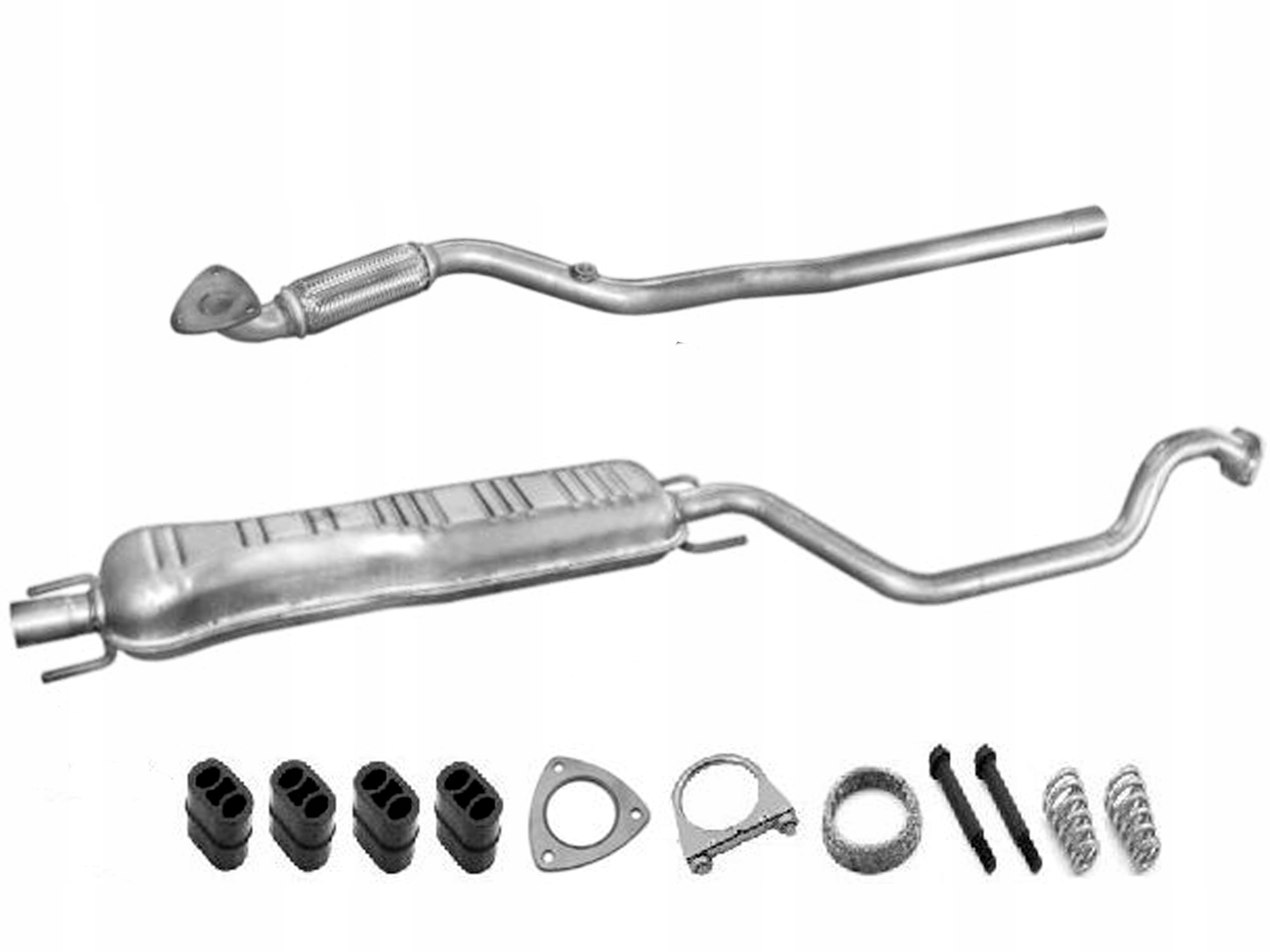 OPEL ZAFIRA A 1.6 глушители + комплект (год 2000-2003)