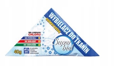 

Wybielacz do tkanin uniwersalny 40g, do pralki