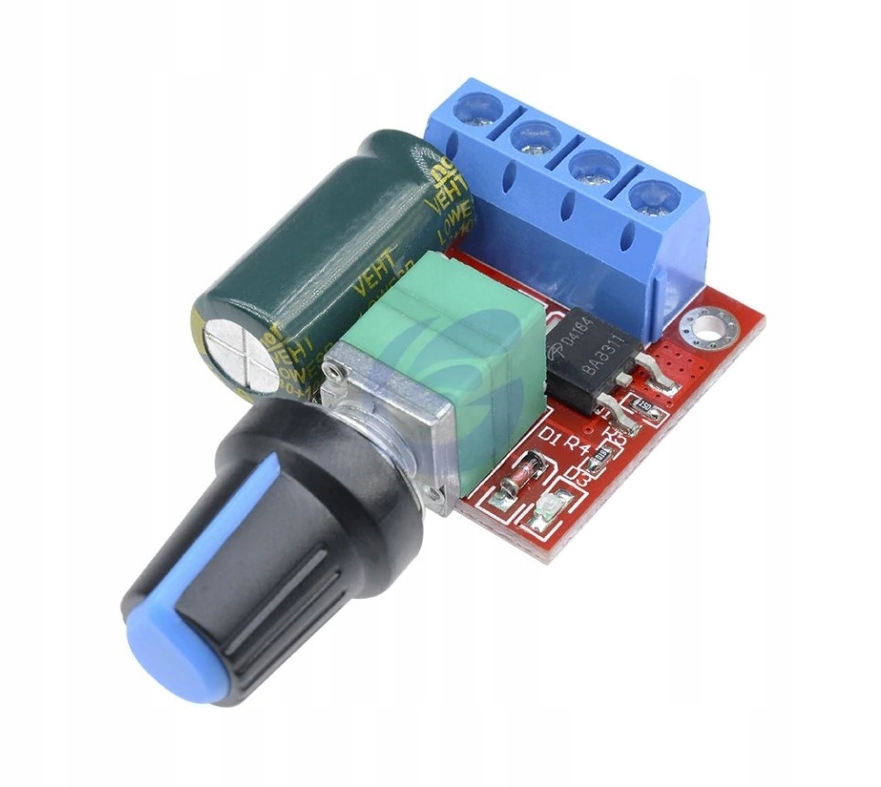 

Regulator obrotów silnika Pwm Led 90W 5A 35V