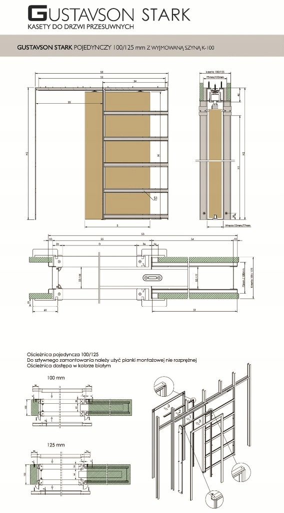 DRZWI PRZESUWNE 70 + SPOWALNIACZ. WARSZAWA !!!!!! Długość prowadnicy 173 m