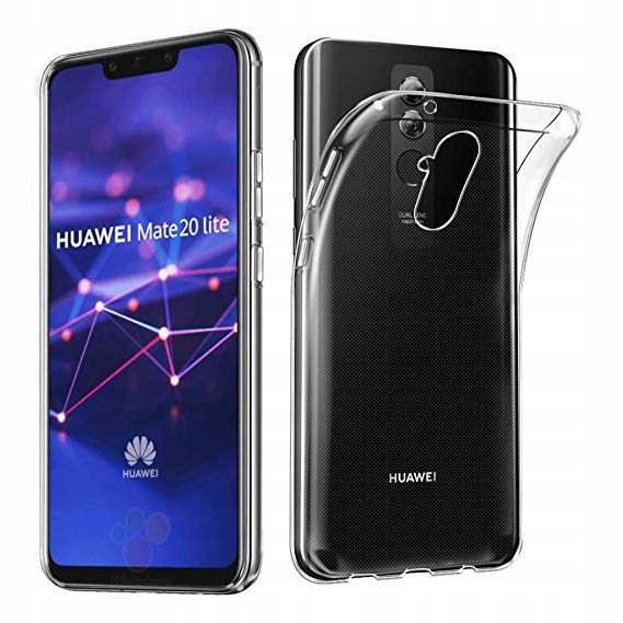 

Clear Etui Case do Huawei Mate 20 Lite + Szkło 9H