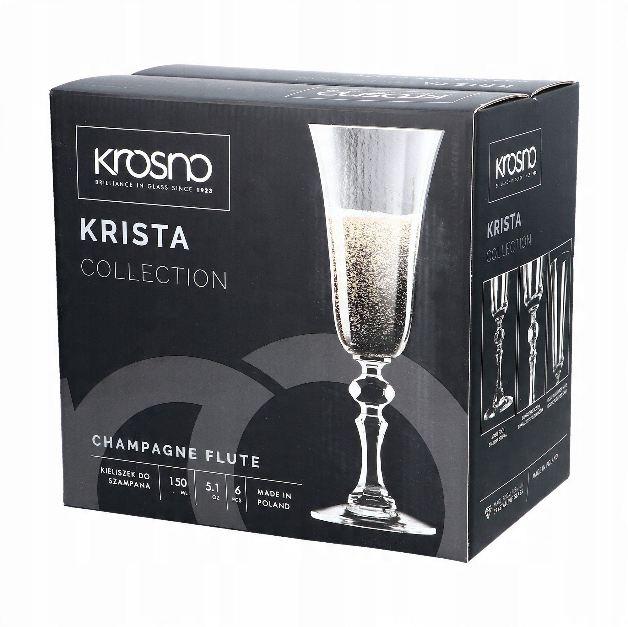 

Kieliszki do szampana 150ml Krista Krosno
