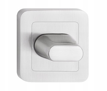 

Szyld Dolny Zaokrąglony Nikiel Satyna Blokada Wc