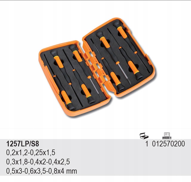 KPL WKRETAKOW PRECYZYJNYCH 1 2 4MM BETA 1257LP S8 Number of Elements sets