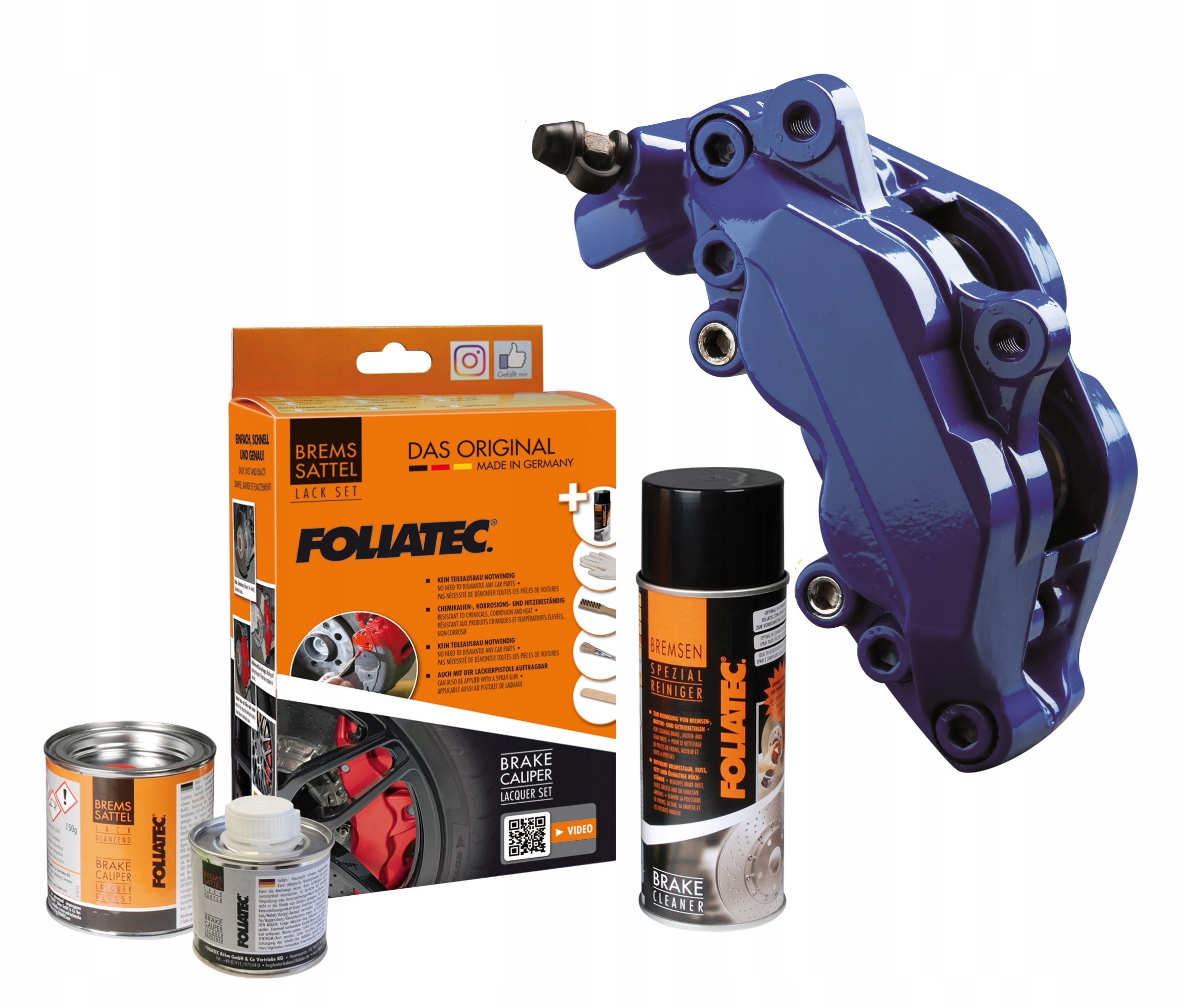 Лак краска для тормозных суппортов nib Foliatec