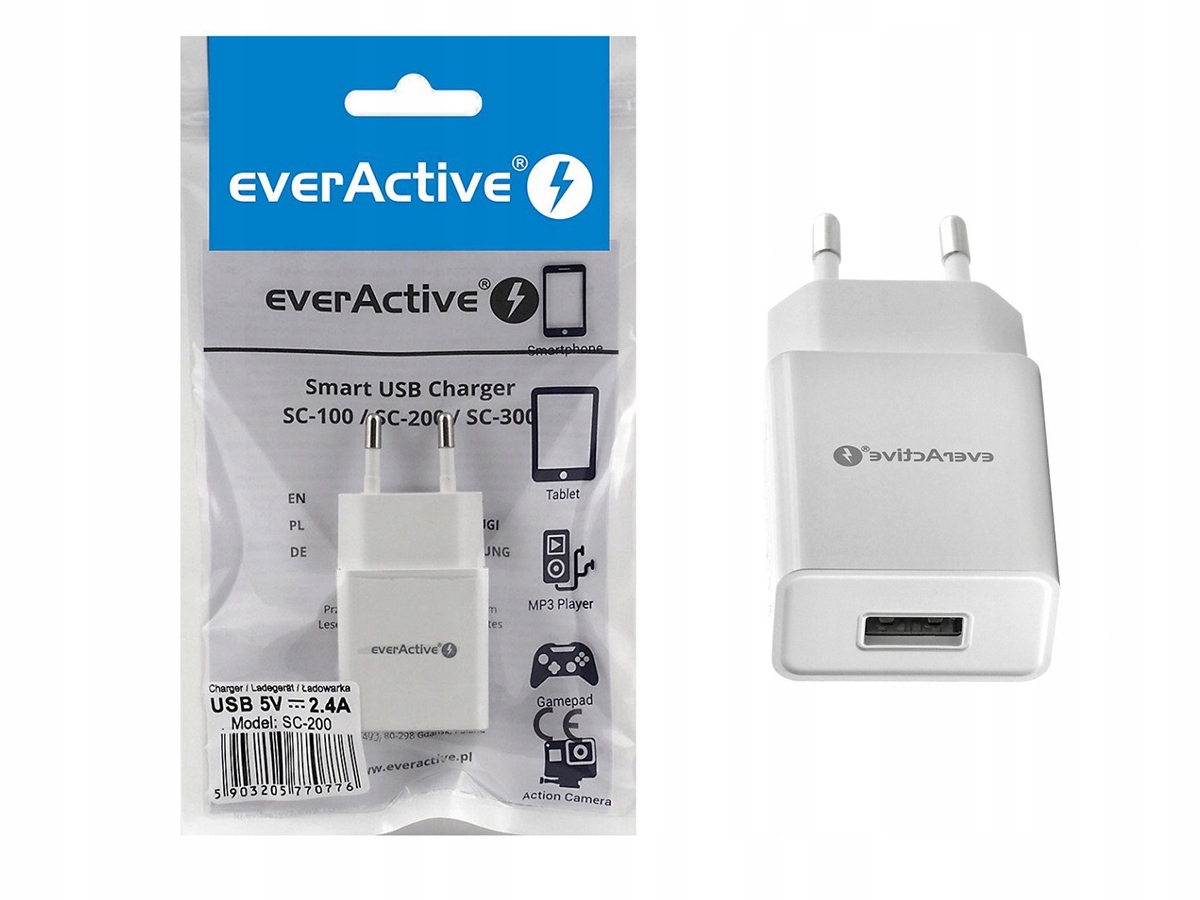 

Szybka Ładowarka Sieciowa Usb Quick Charge SC-200