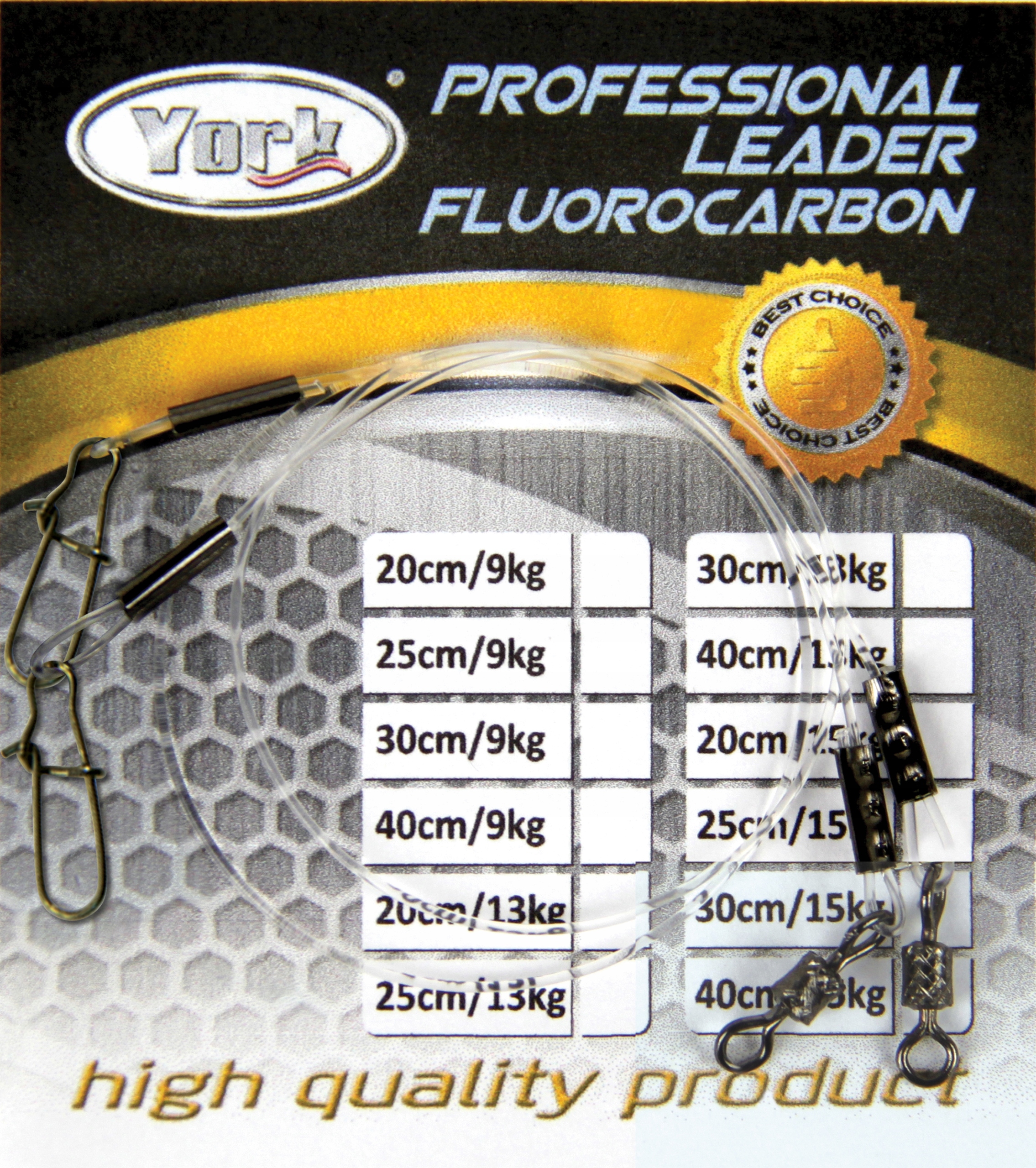 

Przypon professional fluorocarbon 15kg 40cm 2szt