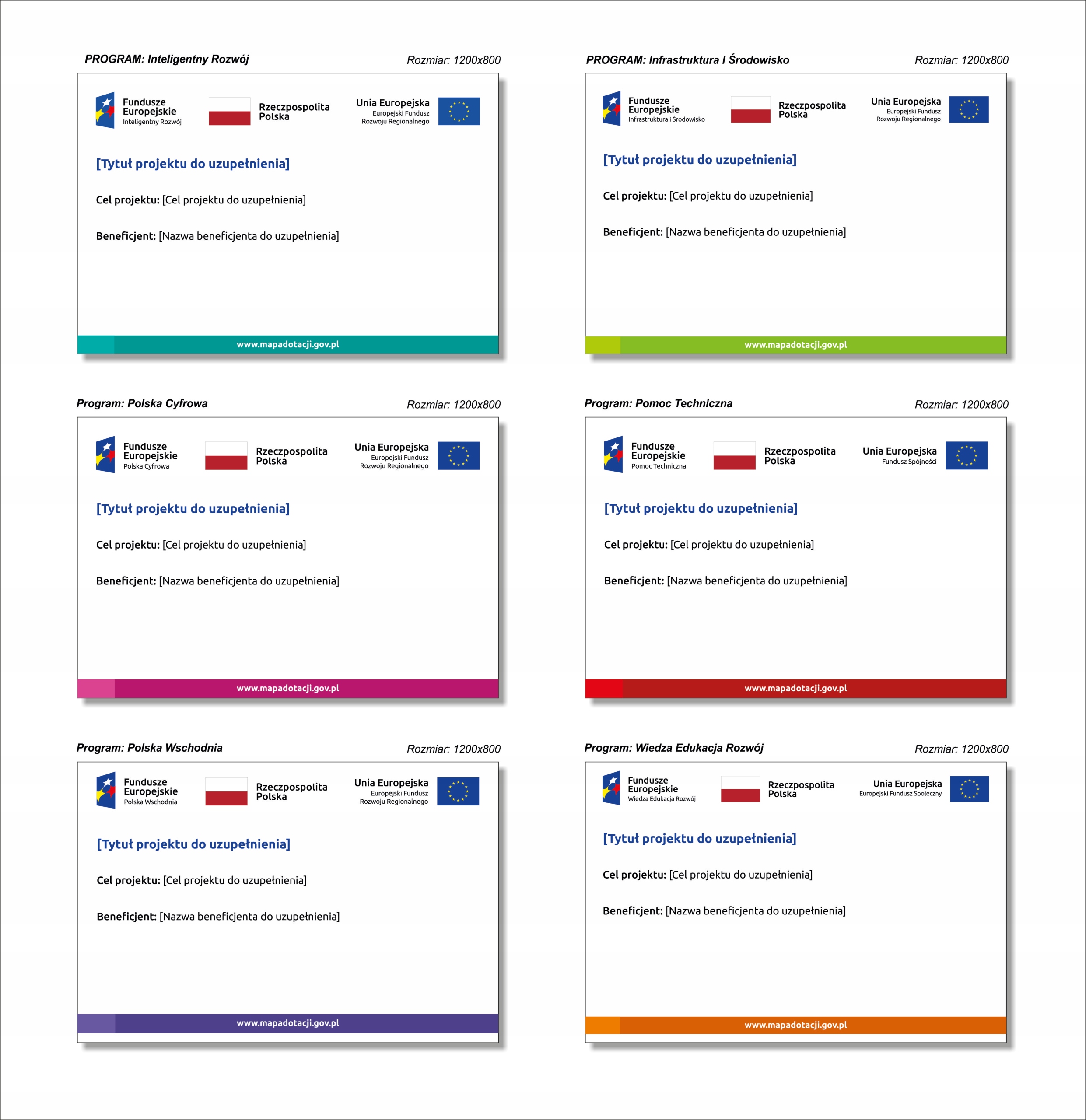 Tablica Unijna informacyjna 120cmx80cm Marka Davart Druk wielkoformatowy