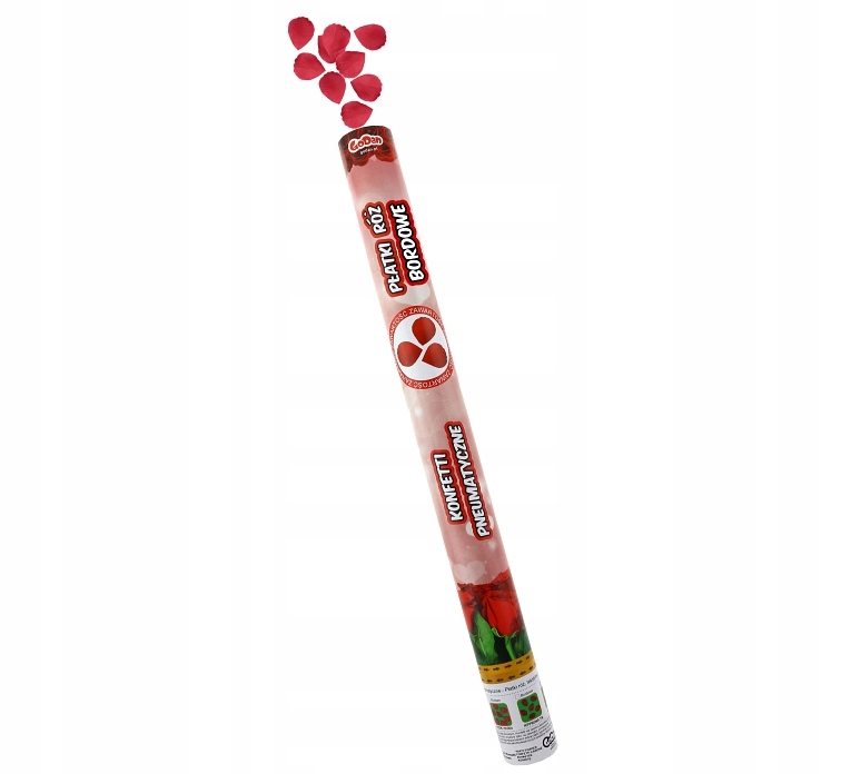 konfetti 60cm CZERWONE PŁATKI RÓŻ JC-KPPC60 — 4