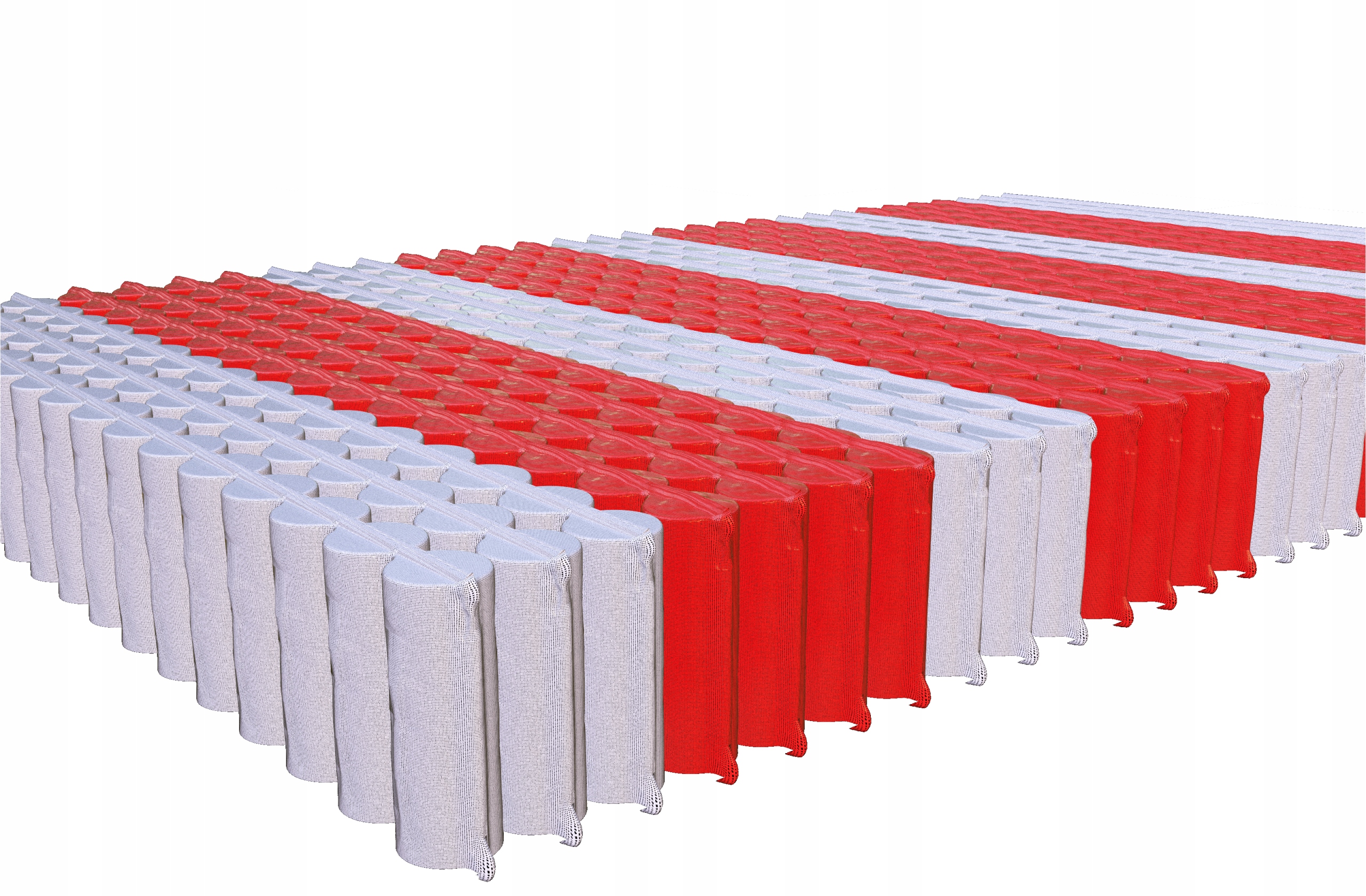 Materac 180x200 POCKET MAX5 9 stref KLEJ WODNY H3 Marka DobraNocka