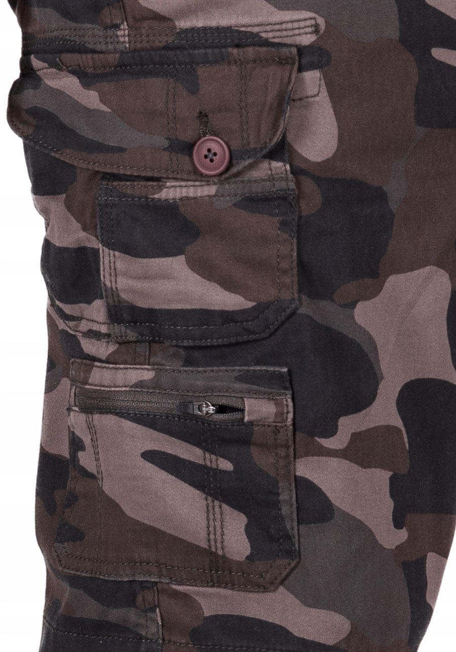 PAS 96 CM KRÓTKIE BOJÓWKI MATERIAŁOWE MORO R.36 Rozmiar 36