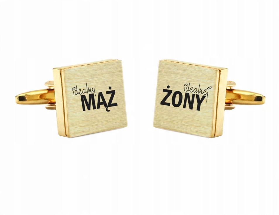 

Spinki do mankietów Idealny Mąż Idealnej Żony ślub