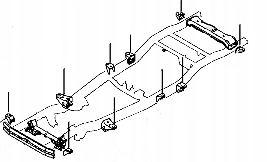 Body Lift 2 OPEL FRONTERA 5D Off Road 4x4 Part number 590
