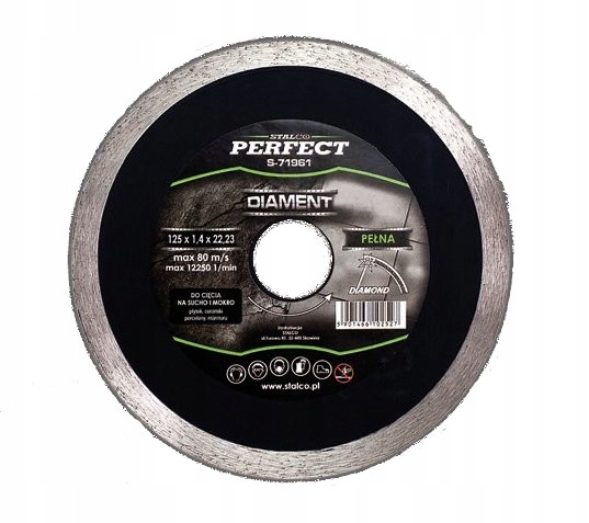 TARCZA DIAMENTOWA PEŁNA Ø 180mm STALCO PERFECT