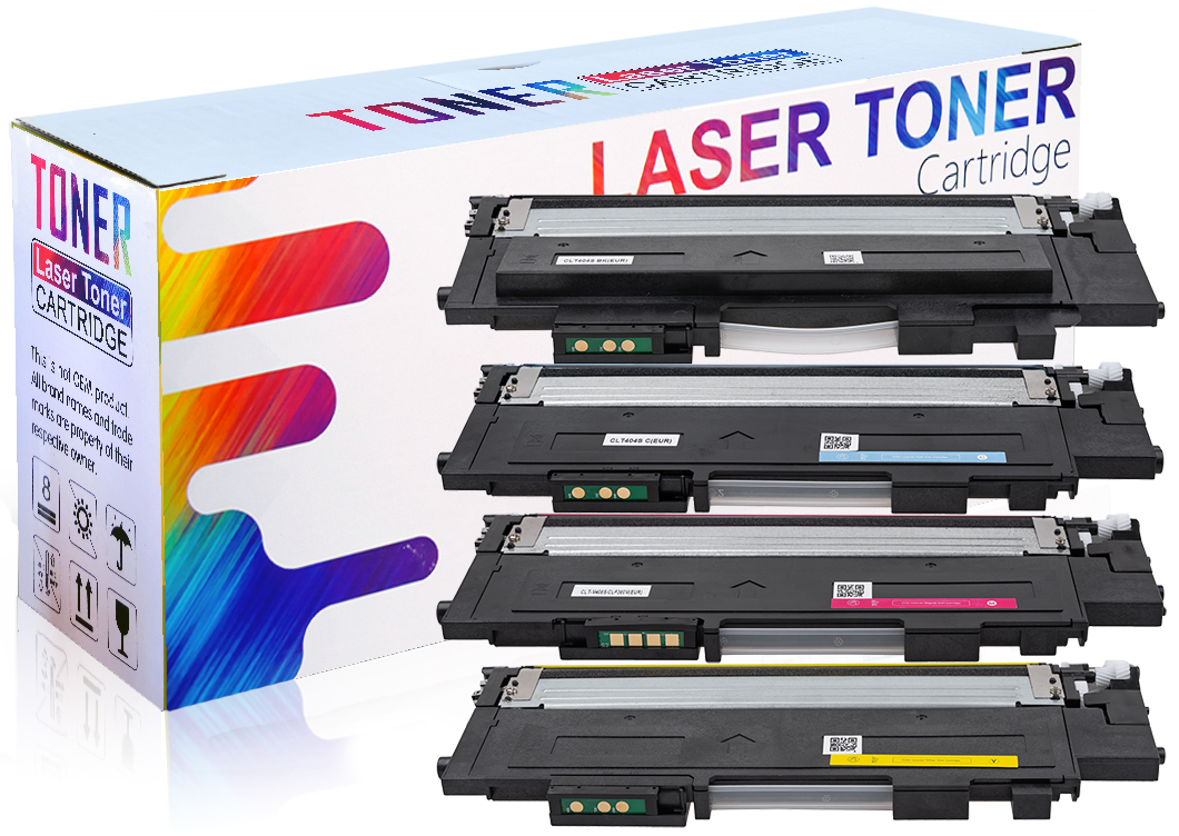 

4x Toner Samsung Xpress C480FN C480FW CLT-K404S