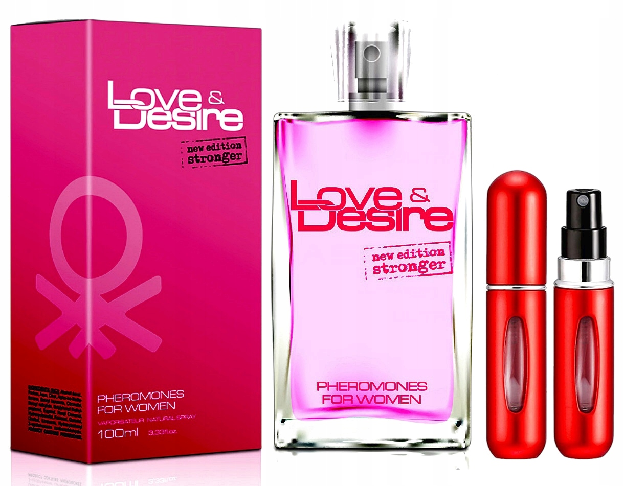 LOVE DESIRE DAMSKIE PRESTIŻOWE PERFUMY Z FEROMONAMI MOCNE FEROMONY 100ML