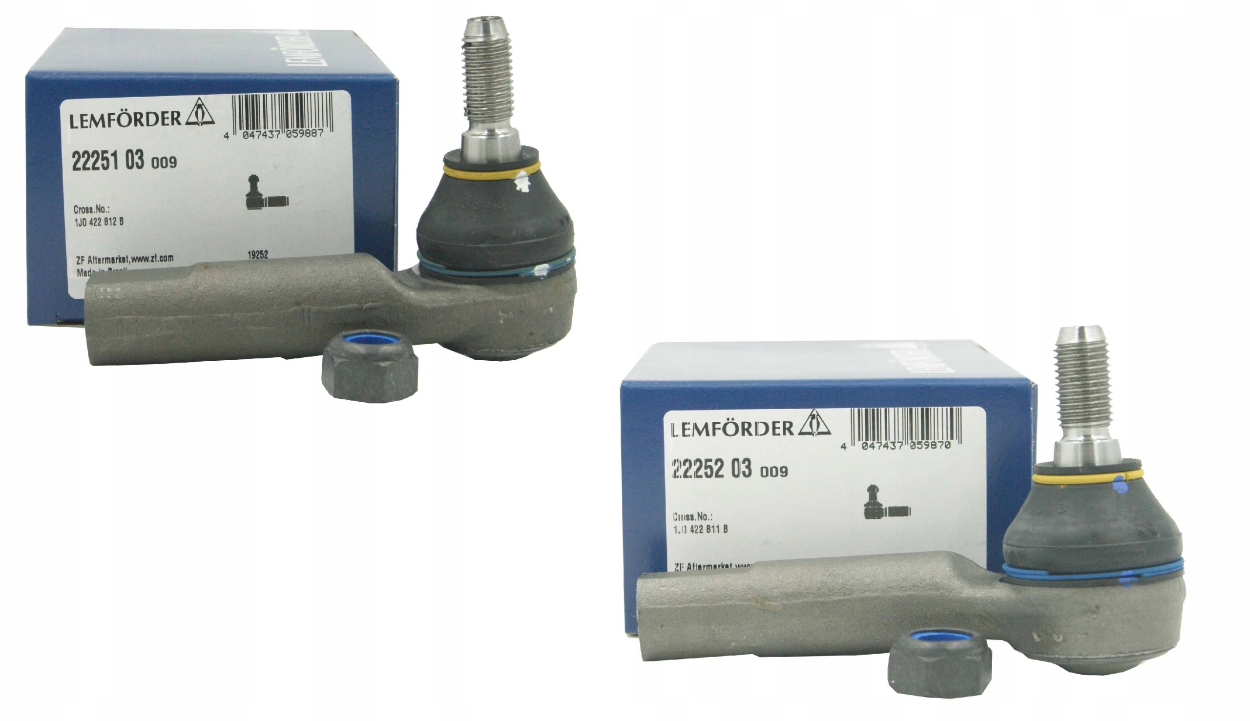 22252 03 - 2 x LEMFORDER наконечник для VW GOLF IV BORA