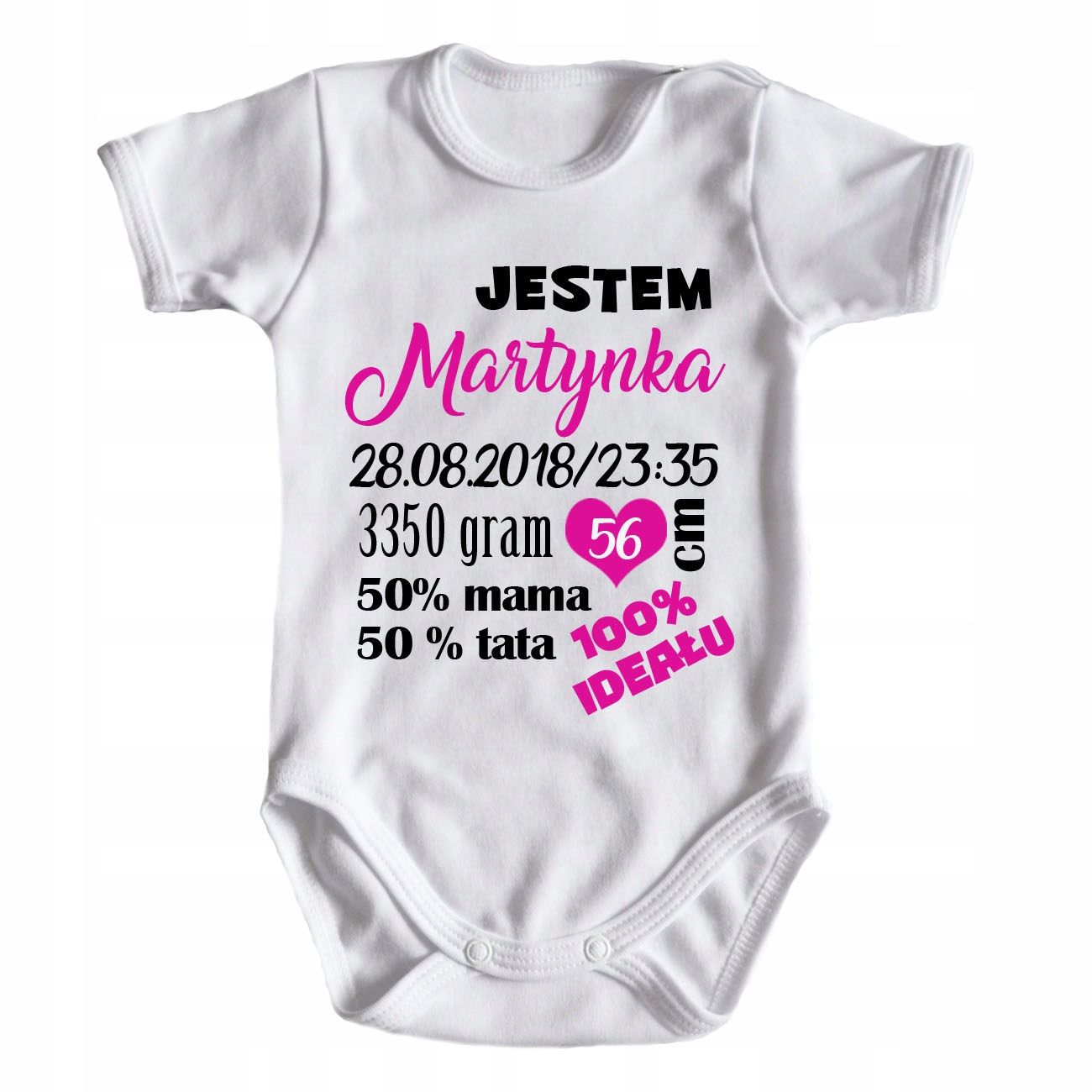 

Body niemowlęce Metryczka - Bodziaki Br-kr