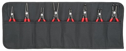 CIRCLIP PLIERS SET, 8 PARTS