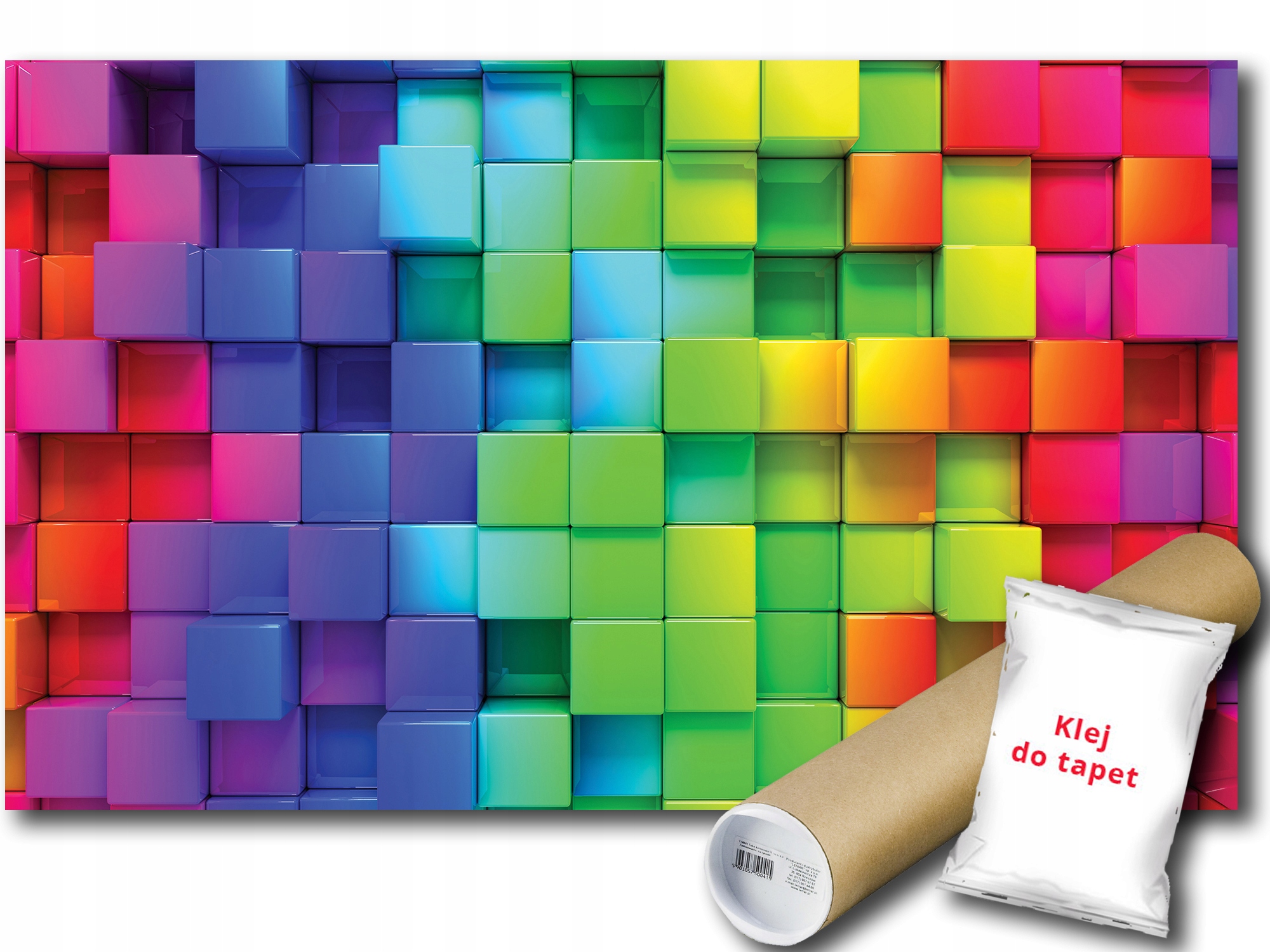 Fototapeta Flizelina Kostky Čtverce 3D 368x254