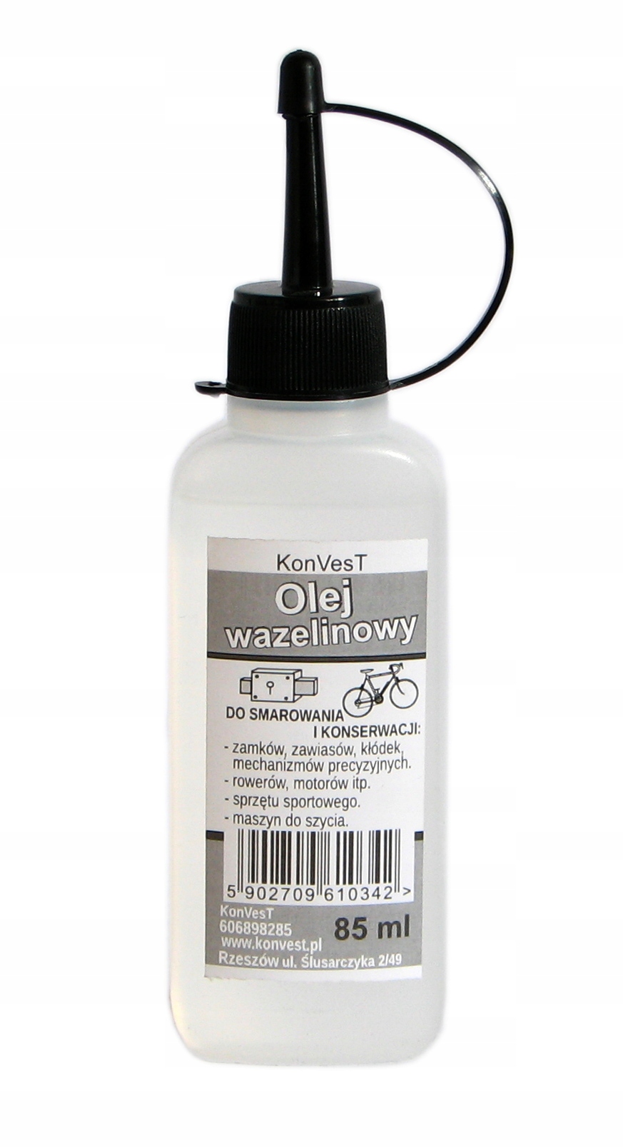 

Olej wazelinowy 85ml biały wysoka kl. czystości