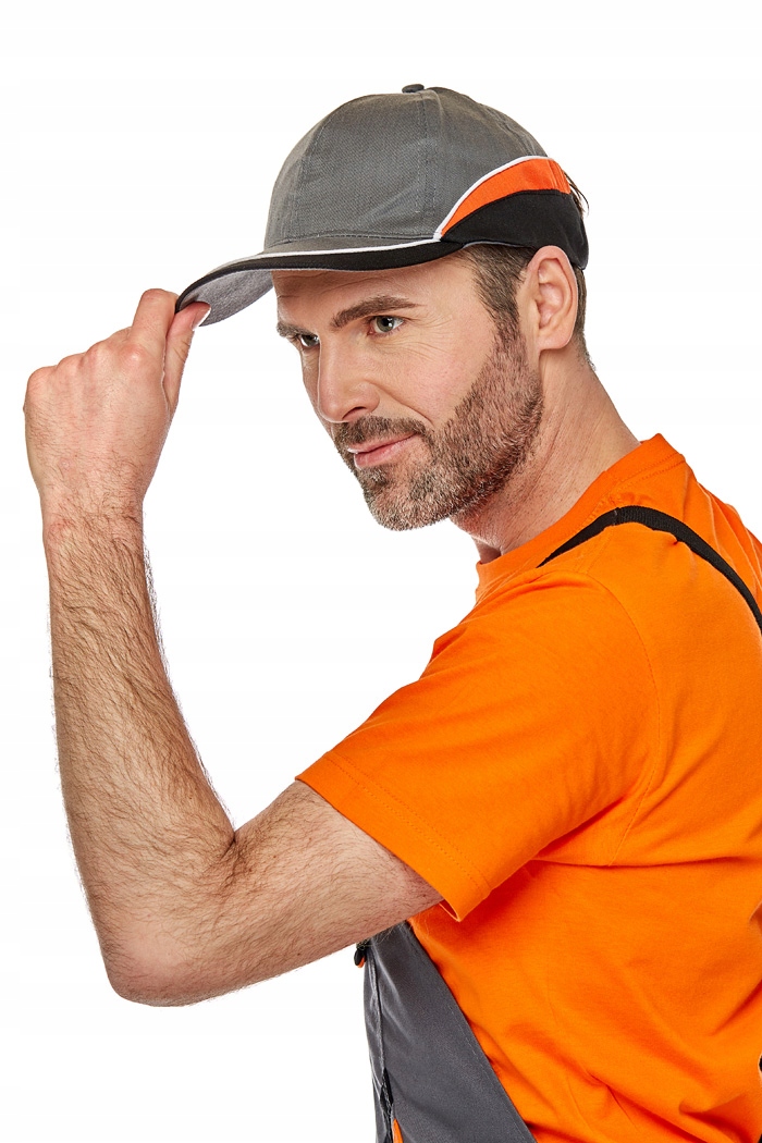 

Czapka baseballowa Siwo-czarna