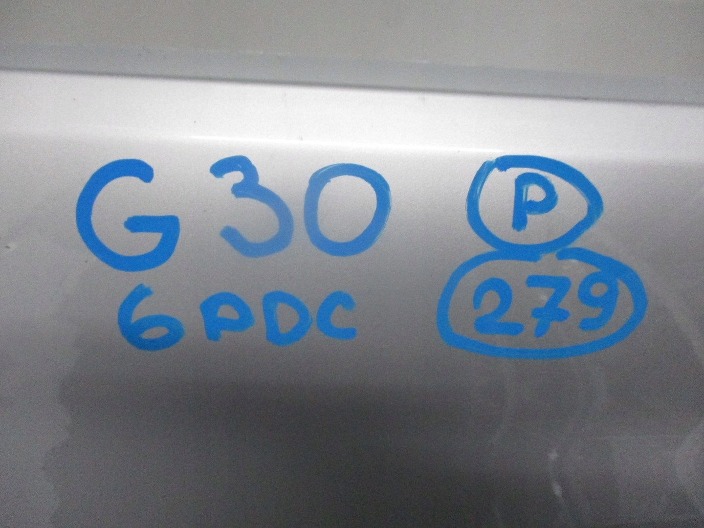 bumper BMW 5 G30 6X PDC rear part rear