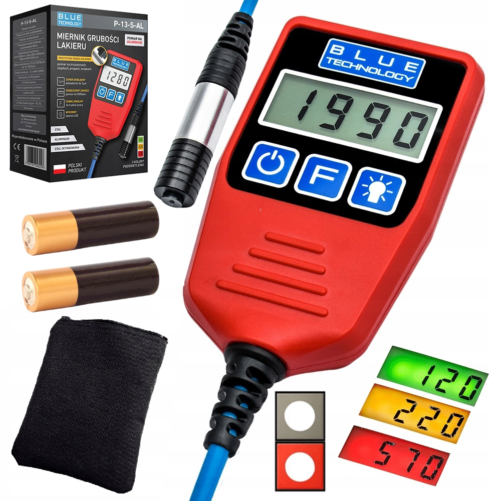 

New! Miernik Grubości lakieru P-13-S-AL do 5000 um