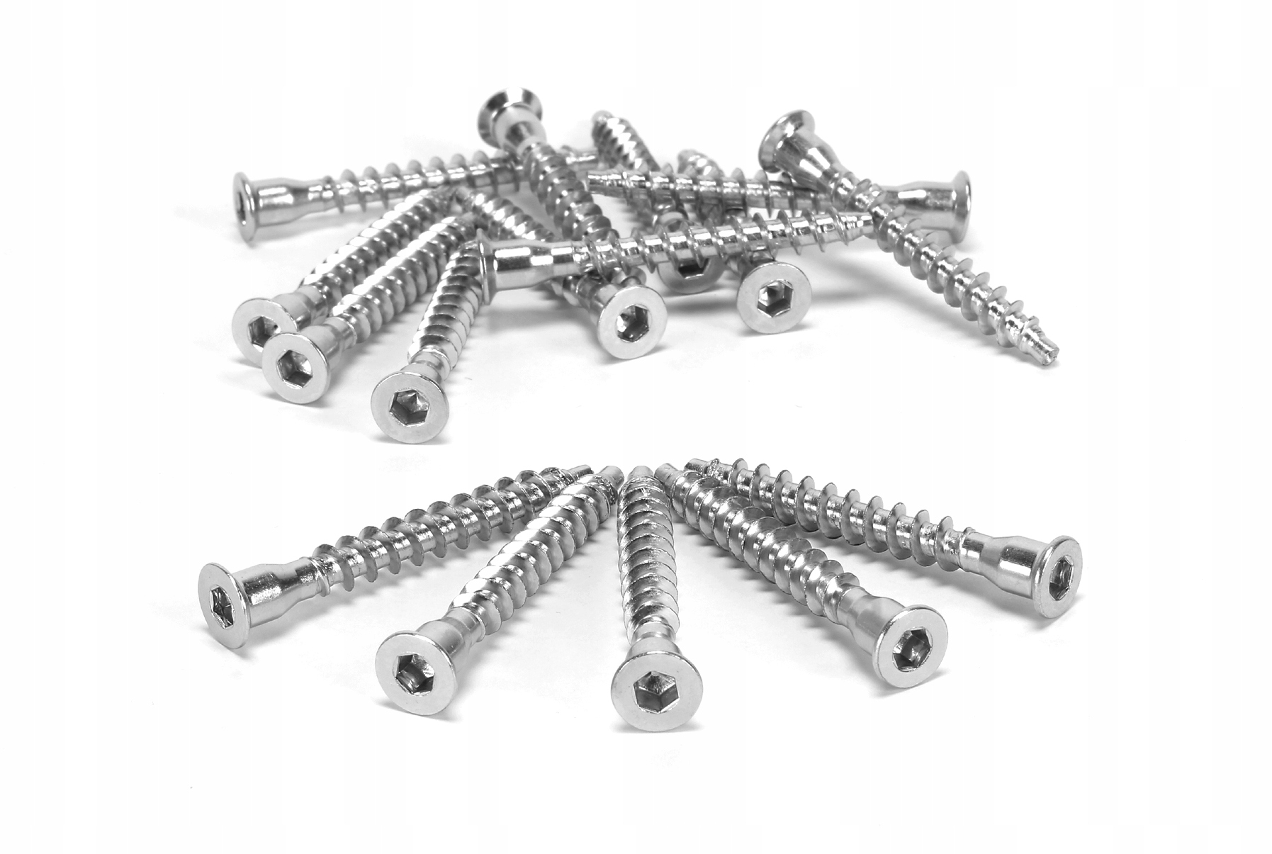 KONFIRMATY WKRĘTY MEBLOWE DO DREWNA HAFELE 6,4x50mm 50 sztuk