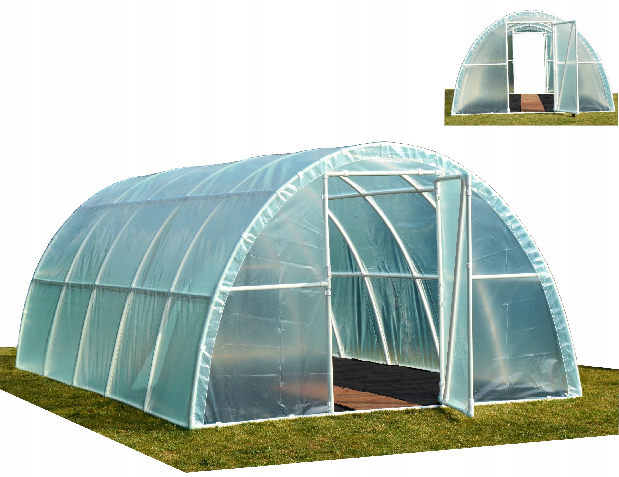 

Tunel Foliowy Ogrodowy Szklarnia 6x3m Folia 4-sez