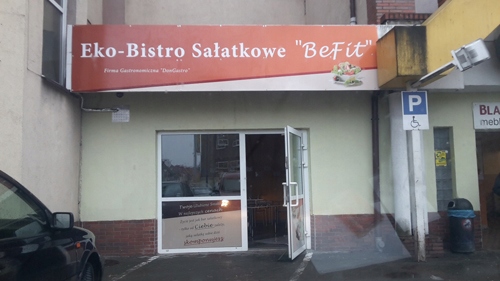 SZYLD TABLICA REKLAMOWA reklama DIBOND 60x40 cm Szerokość produktu 60 cm