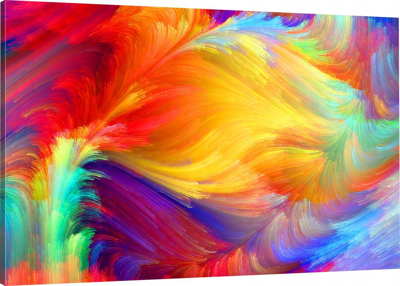 

Obraz Na Płótnie Kolorowa Abstrakcja 90x60 980 Wz