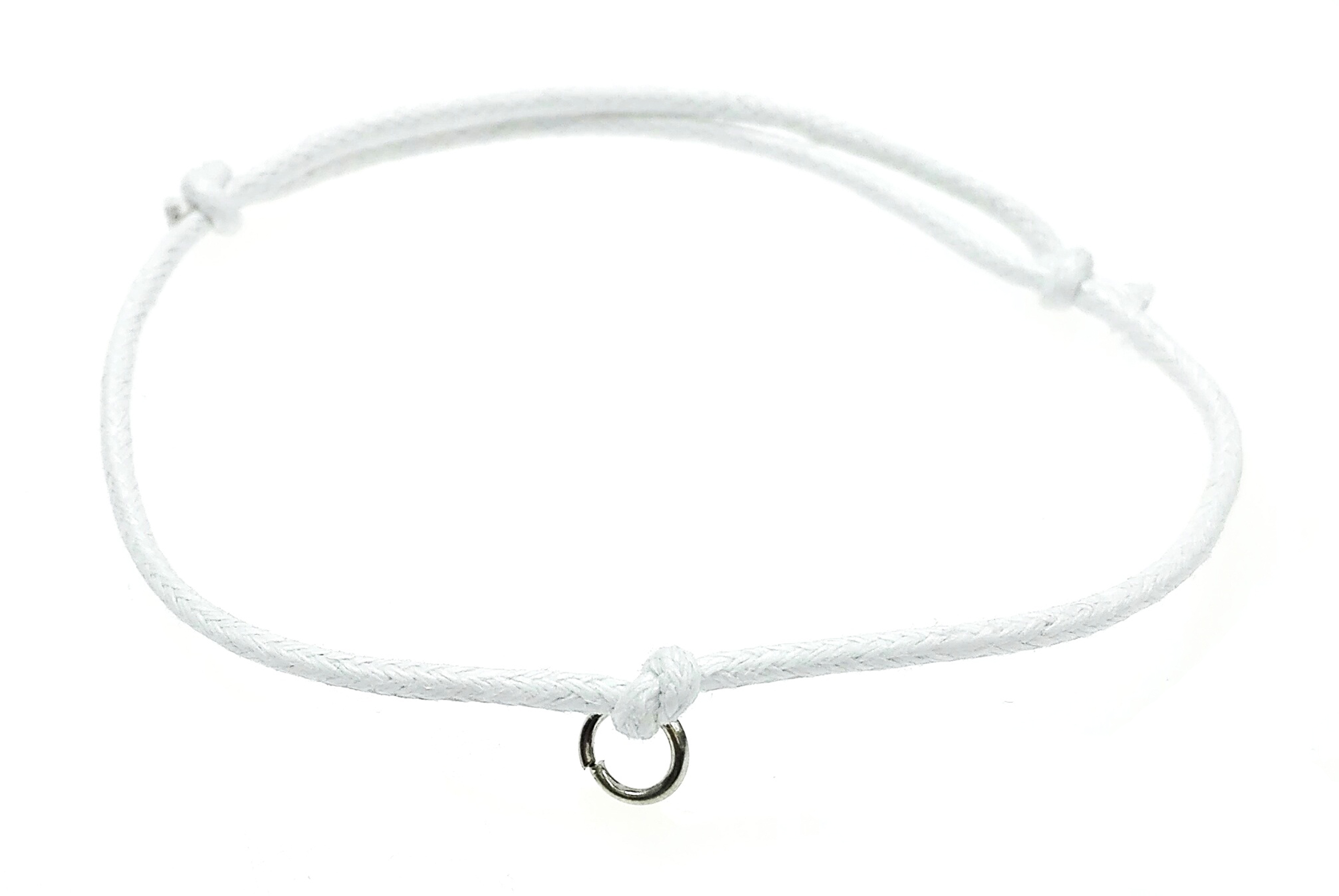 

Bransoletka sznurkowa baza charms biała sznurek