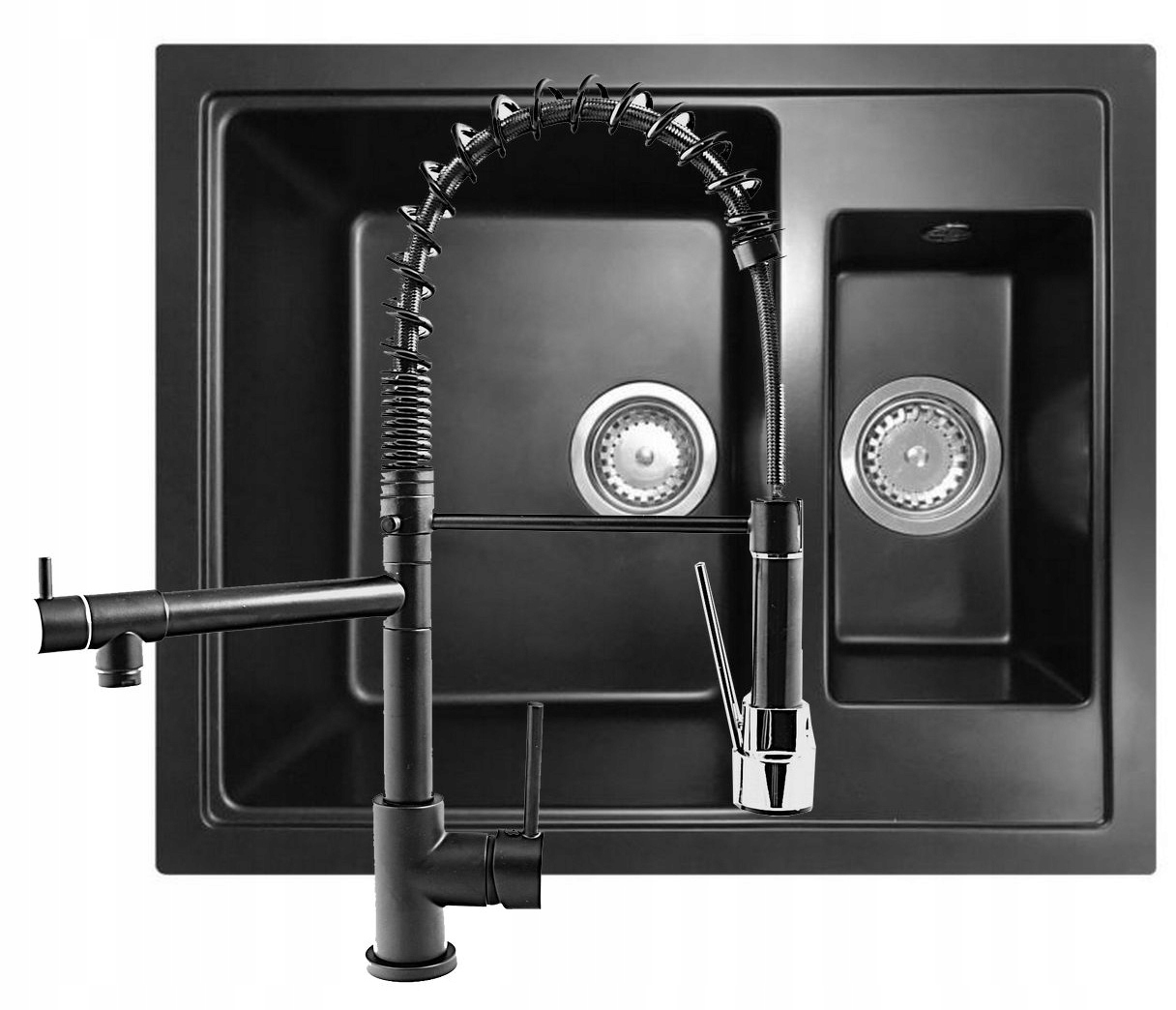 

Zlewozmywak Zlew Granitowy 6kolorów Bateria Zestaw