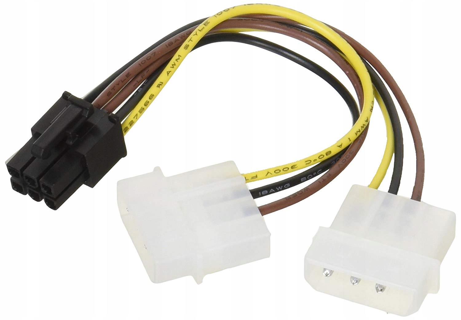 

Adapter Przejściówka 2x Molex Na Pci-e 6-PIN