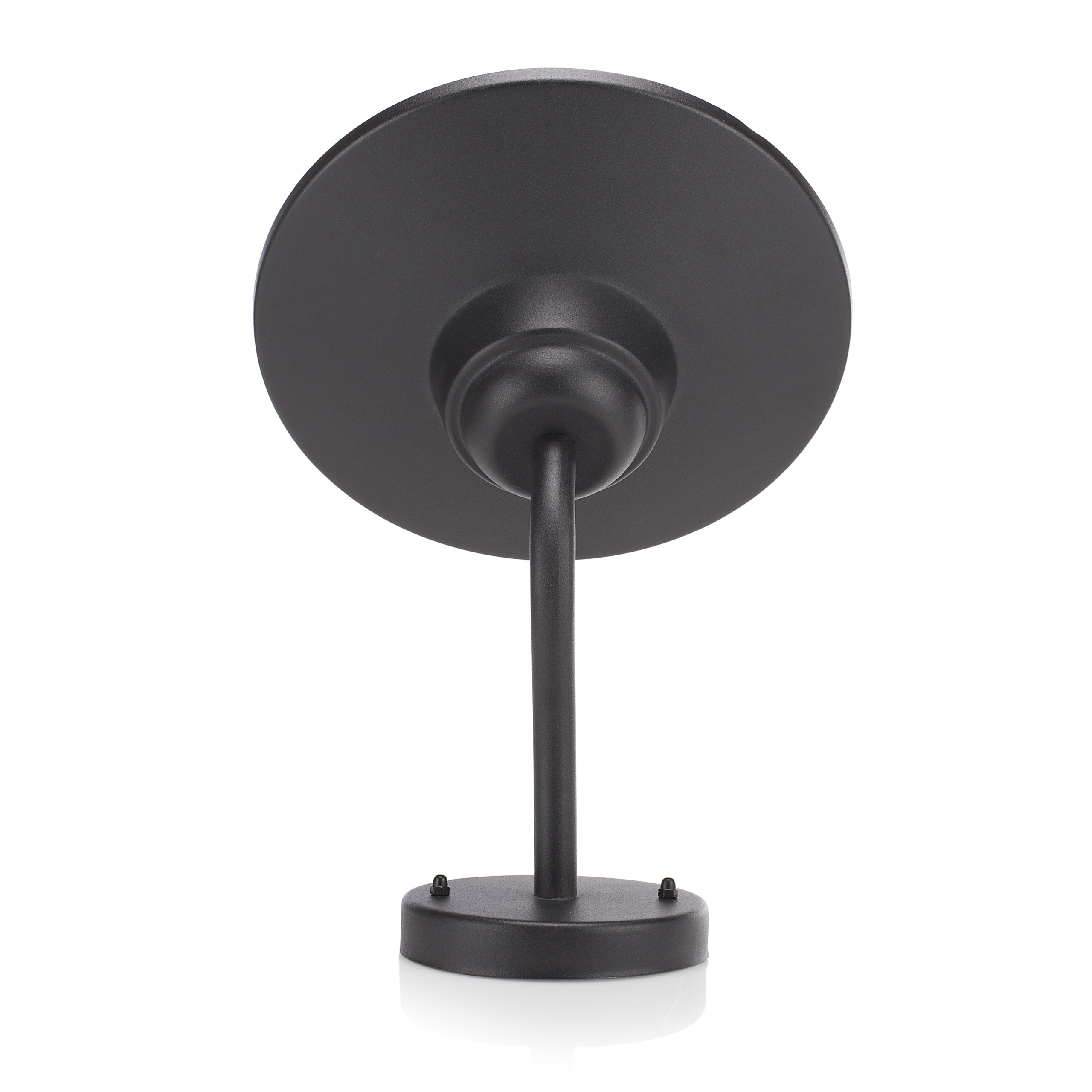 METALOWY Czarny KLASYCZNY kinkiet ścienny ze SZKLANYM kloszem i żarówka LED Marka Smartwares